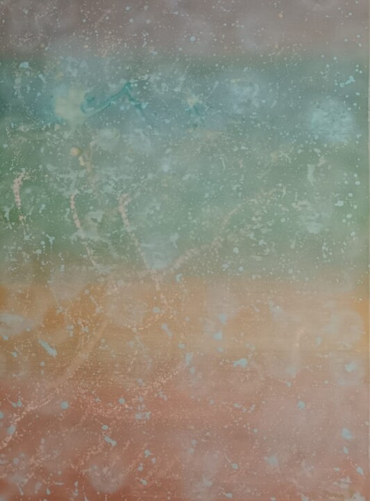 Malerei mit dem Titel "Gemälde: "Himmelsze…" von Doris Michaelis, Original-Kunstwerk, Acryl Auf Keilrahmen aus Holz montiert