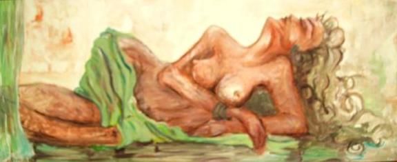 Pintura intitulada "Sensualidade" por Doris Betty, Obras de arte originais