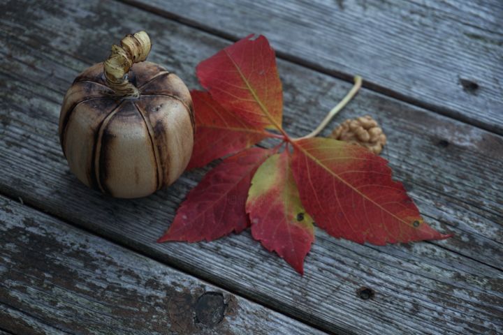 Design intitulée "pumpkin" par Dorothy`S Workshop., Œuvre d'art originale