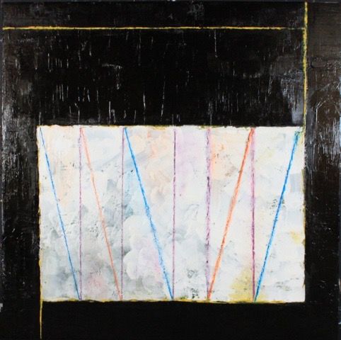 Peinture intitulée ""BLACK SATIN" (for…" par Doug Frohman Df_1, Œuvre d'art originale, Huile