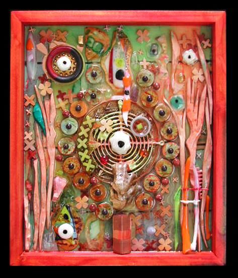 Sculpture titled "Crabe cache" by Doughlas Remy, Original Art,