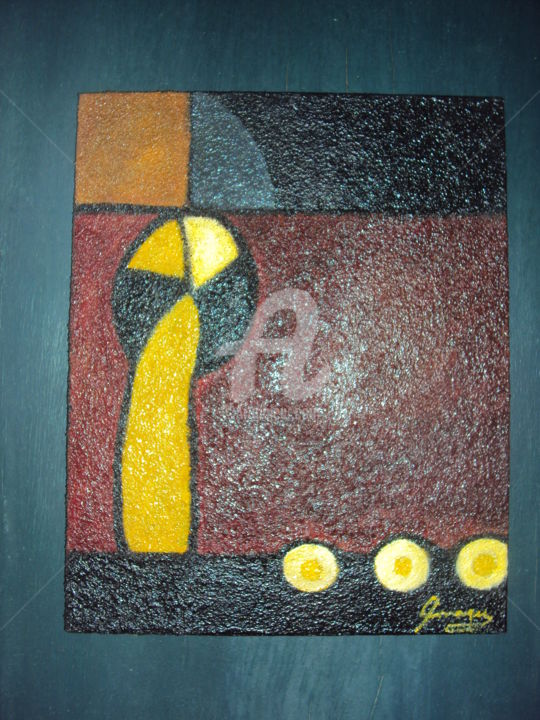 Картина под названием "O Farol" - Marquês, Подлинное произведение искусства, Масло