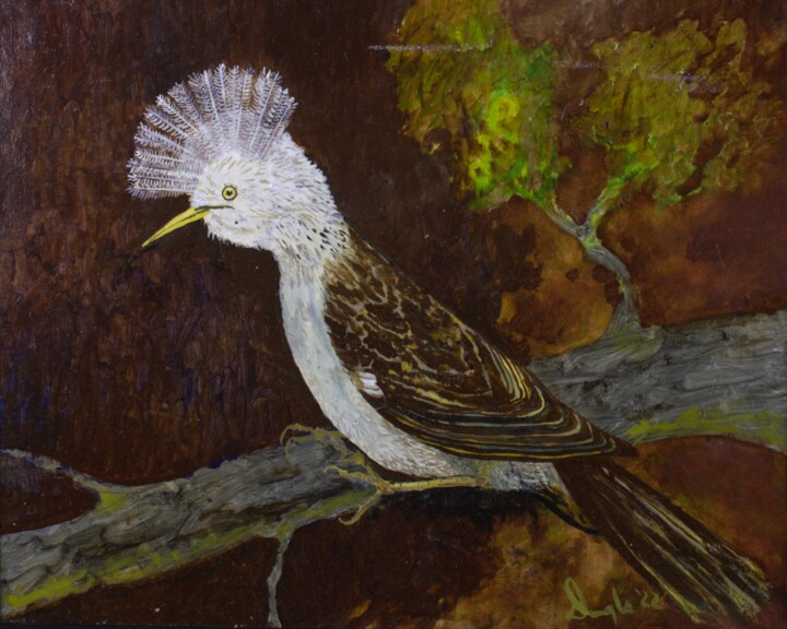 Painting titled "Bourbon Crested Sta…" by Douglas Black, Original Artwork, Oil