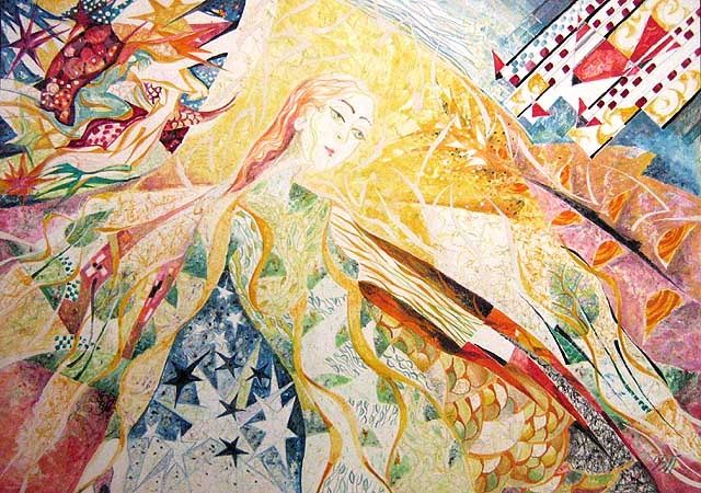 Drawing titled "Isles" by Biser Panayotov, Original Artwork, Other