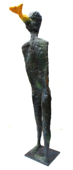 雕塑 标题为“LE 5 EME JOUR - 3/4” 由Dov Melloul, 原创艺术品, 线