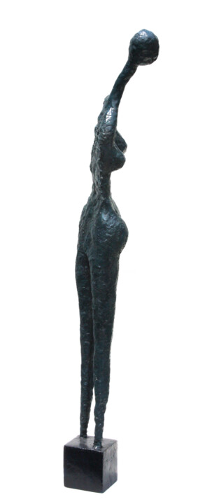 Sculpture titled "ODE A LA FÉMINITÉ" by Dov Melloul, Original Artwork, Wire