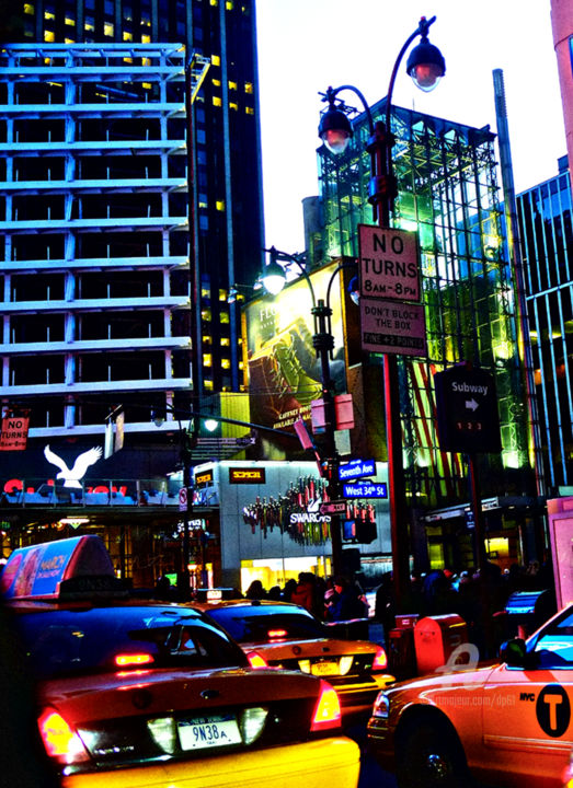 Photographie intitulée "NYC" par Denis Poutet, Œuvre d'art originale, 