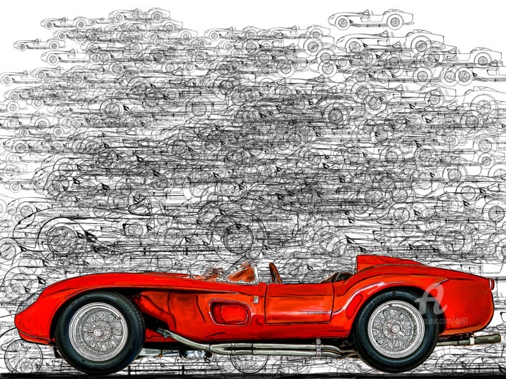 Arte digital titulada "250 TR" por Denis Poutet, Obra de arte original, Pintura Digital