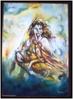 Painting titled "Soach" by Dr.Ruchi Vidyarthi, Original Artwork