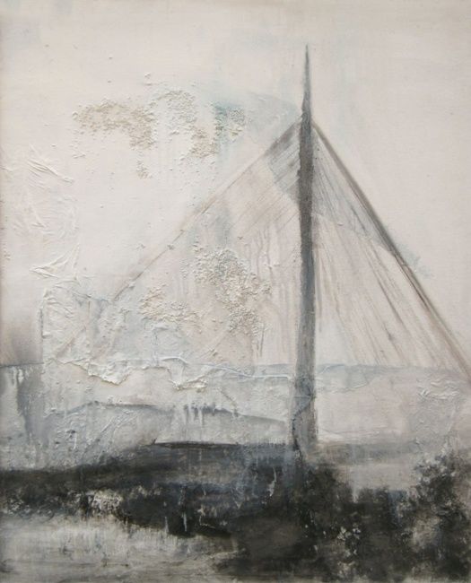 Painting titled "bridge" by Draga, Original Artwork, Other