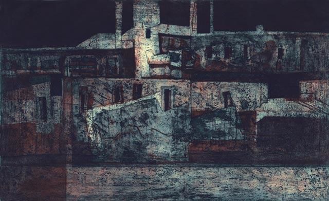Отпечатки и Гравюры под названием "Port" - Dragan Sovilj, Подлинное произведение искусства, Травление