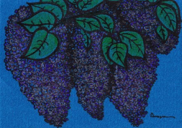 Цифровое искусство под названием "Lilac" - Dada, Подлинное произведение искусства