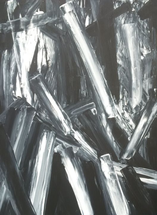 Metamorphosis Black And White No 237 1 Painting By Jim Richards