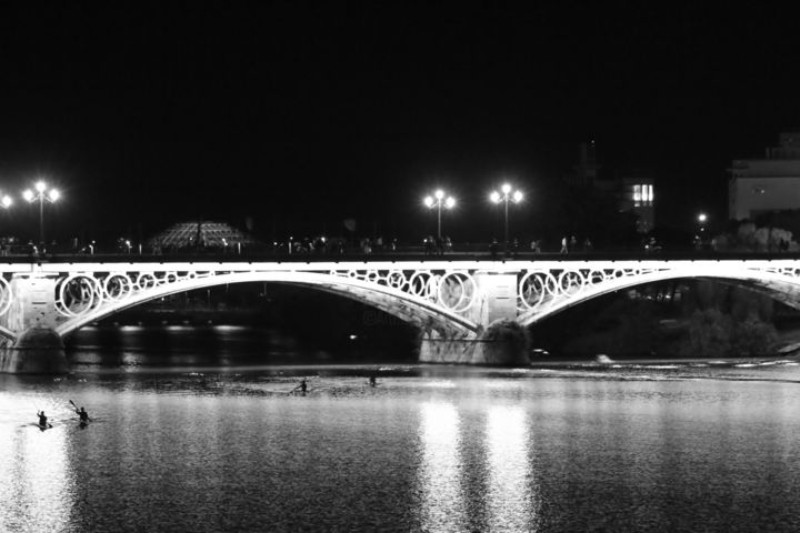 Fotografia intitolato "Puente de Triana.jpg" da Marcos Baute, Opera d'arte originale