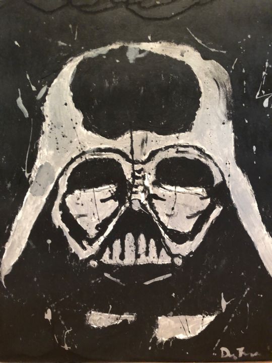 Painting titled "VADER" by Dr Frantic, Original Artwork, Acrylic