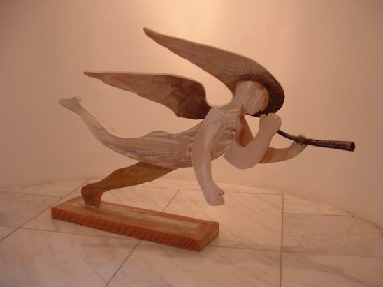 Scultura intitolato "l'ange2" da Drinceanu Gabriela, Opera d'arte originale