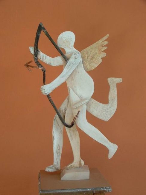 Sculpture intitulée "L,ange 1" par Drinceanu Gabriela, Œuvre d'art originale