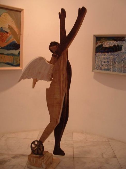 Sculpture intitulée "l'ange 3" par Drinceanu Gabriela, Œuvre d'art originale