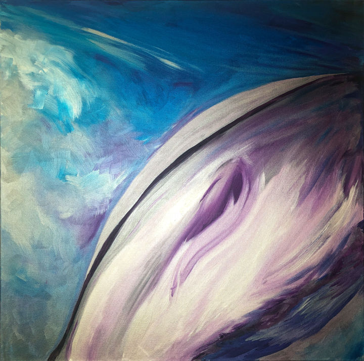 Painting titled "VISION" by Pauladriscolldesign Paula Driscoll, Original Art, Acrylic