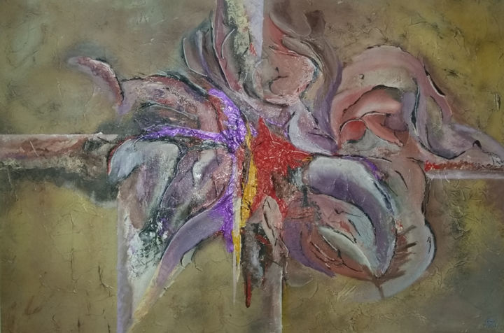 Pintura titulada "Trust" por Adolfo, Obra de arte original, Acrílico