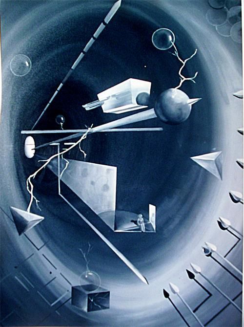 Painting titled "Technology Temptati…" by Chad Durnford, Original Art,