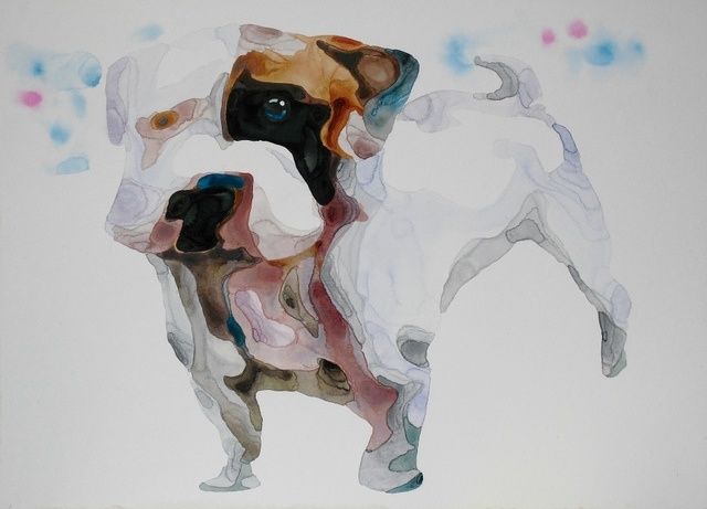 绘画 标题为“cats and dogs阿猫阿狗” 由Dongsheng Guan, 原创艺术品