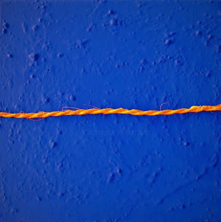 Peinture intitulée "CONNEXION I" par Ds Abstract Art Paintings, Œuvre d'art originale, Pigments