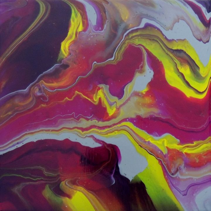 Peinture intitulée "Symphonie" par Ds Abstract Art Paintings, Œuvre d'art originale, Acrylique