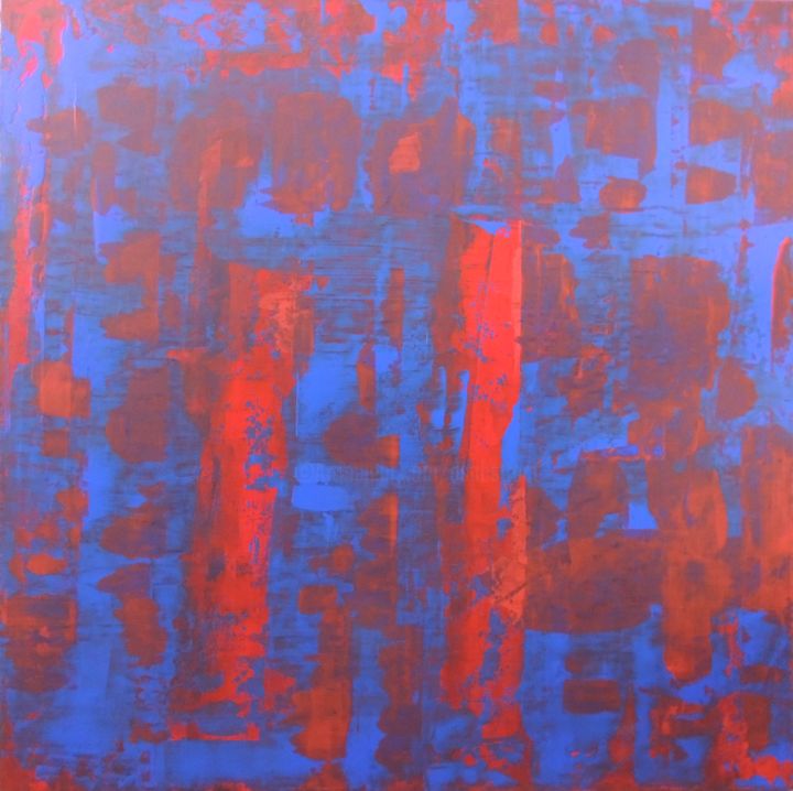 Peinture intitulée "Intensity" par Ds Abstract Art Paintings, Œuvre d'art originale, Acrylique