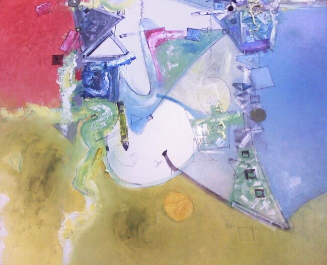 Картина под названием "Oil on canvas" - Duc Hong Tran, Подлинное произведение искусства, Масло