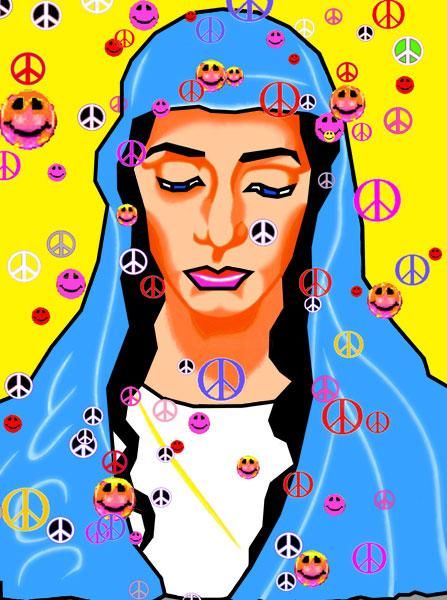 Digital Arts titled "LOVE/PEACE/SORROW" by Fields Duggie, Original Art,
