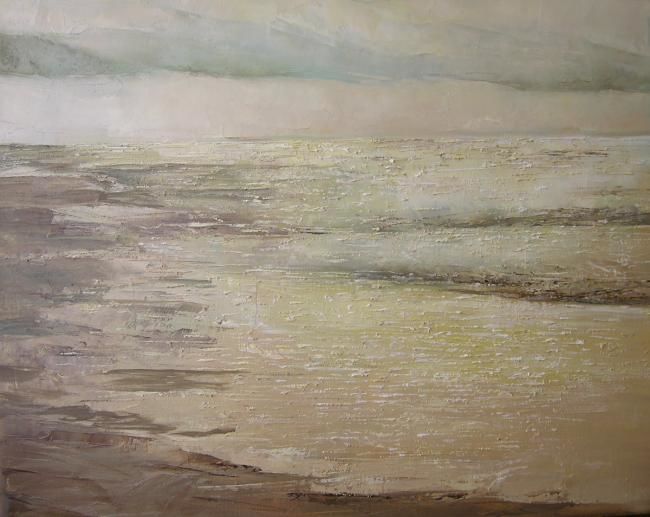 Malerei mit dem Titel "Huron In The Aftern…" von Irena Dukule, Original-Kunstwerk
