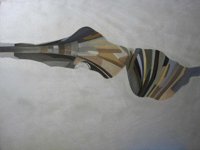 Schilderij getiteld "Aerial" door Dulce Maria Rivas, Origineel Kunstwerk, Olie