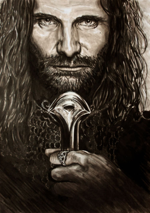 Featured image of post Aragorn Illustration His bones are hollower than a normal horse s making him