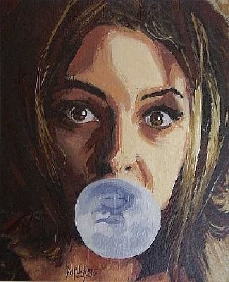 Peinture intitulée "Bulle" par Gérard Dupuch, Œuvre d'art originale, Huile