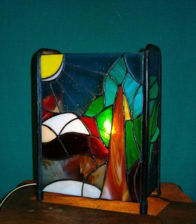 Ambacht getiteld "Lampe 4" door Dusan, Origineel Kunstwerk