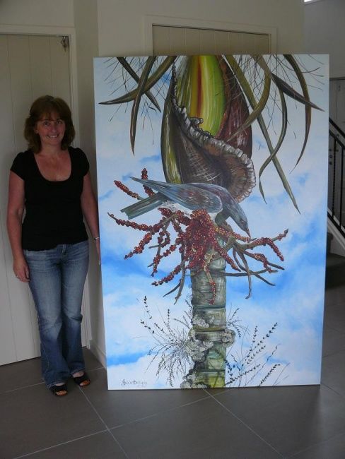 제목이 "New Zealand Nikau P…"인 미술작품 Janine Westbury - Prowse로, 원작