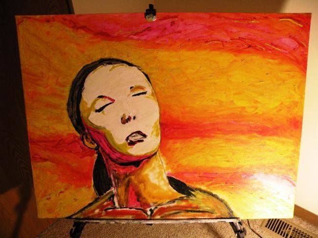 Painting titled "Endorphine" by David Henry Wilkerson, Original Artwork