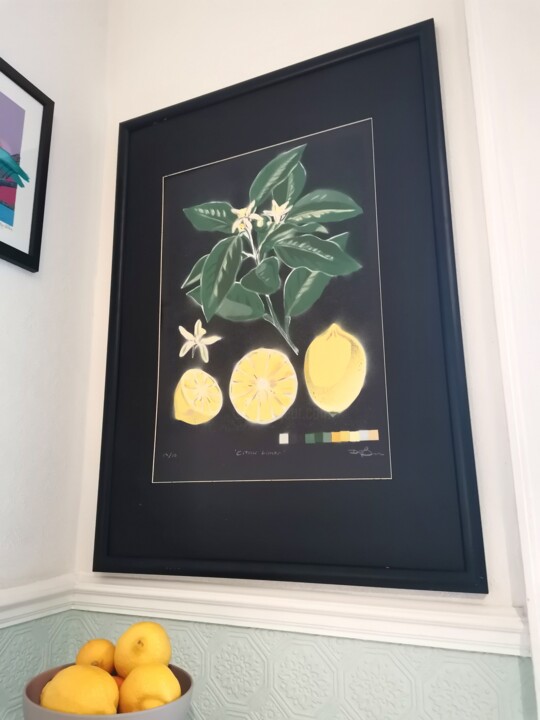 Painting titled "Citrus Limon" by Dylan Bell (Bells Galleries), Original Artwork, Spray paint