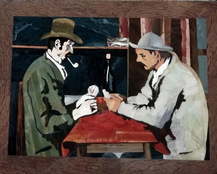 「Игра в карты」というタイトルの製版 Михаил Варзинによって, オリジナルのアートワーク, ストーン