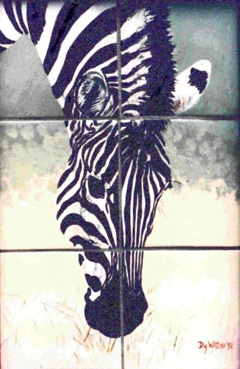 Sculpture titled "zebra.jpg" by Dy Witt, Original Artwork