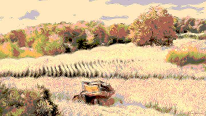 Digital Arts titled "Autumn Harvest" by Seyyed Mohsen Shahidi, Original Art, 2D Digital Work