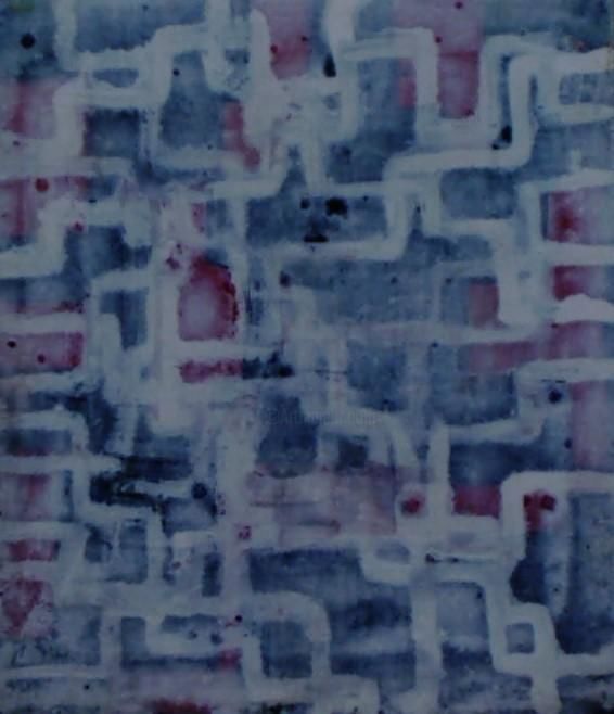 Painting titled "circuitred.jpg" by Jason Berg, Original Art,