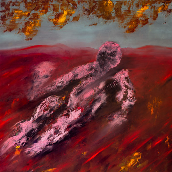 Painting titled "Vanishing Point" by Alba, Original Art, Oil