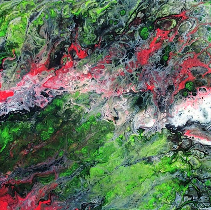Peinture intitulée "Lichen" par Earthurart, Œuvre d'art originale