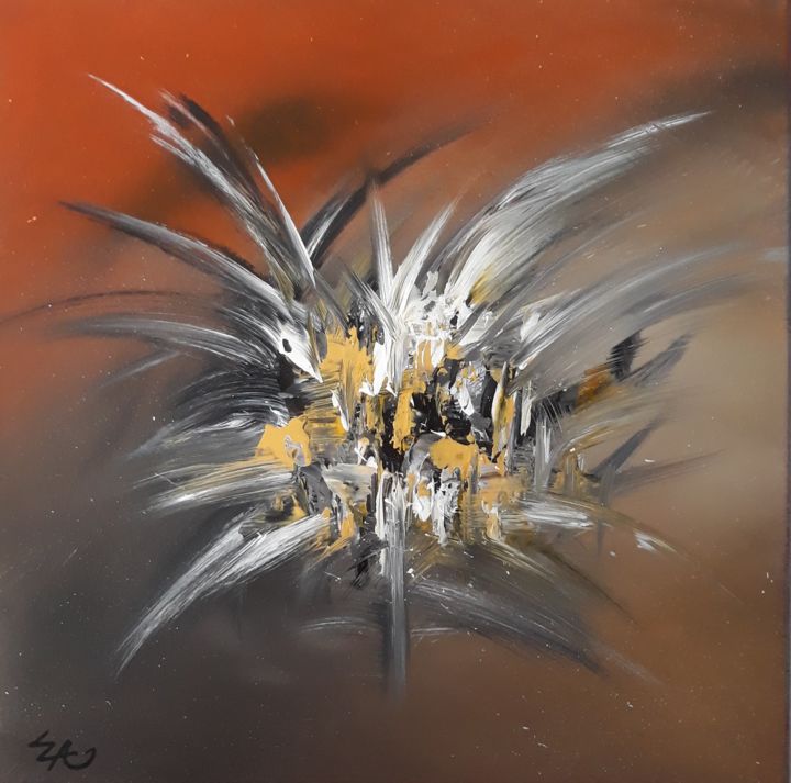 "Ghân" başlıklı Tablo Earwen Abstract tarafından, Orijinal sanat, Akrilik