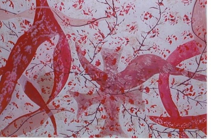 Agape - Painting, 36x24 in ©2004 by Chaundra Saenz -
