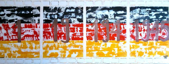 Painting titled "00.00.01, The first…" by Belattar, Original Artwork, Acrylic