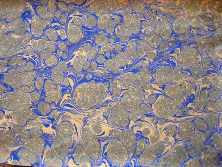 Peinture intitulée "MAJORELLE BLUE2" par Nihan Büyüksezer, Œuvre d'art originale, Autre