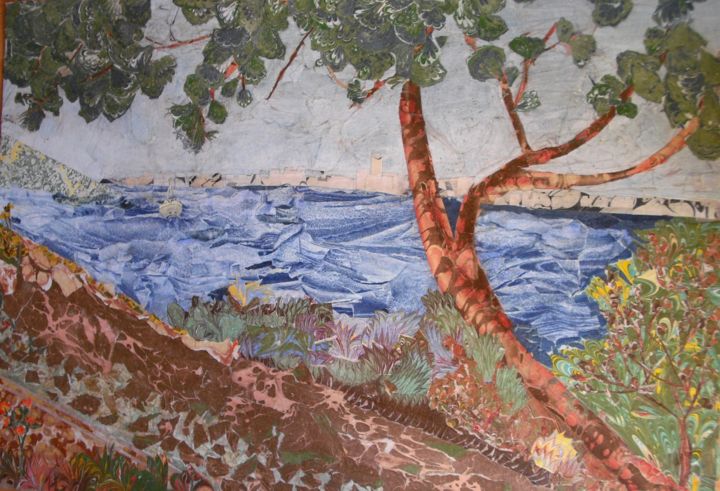Malerei mit dem Titel "SOUTHWESTER WINDS o…" von Nihan Büyüksezer, Original-Kunstwerk
